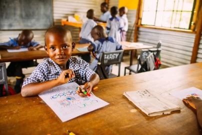 school boy in Kenya